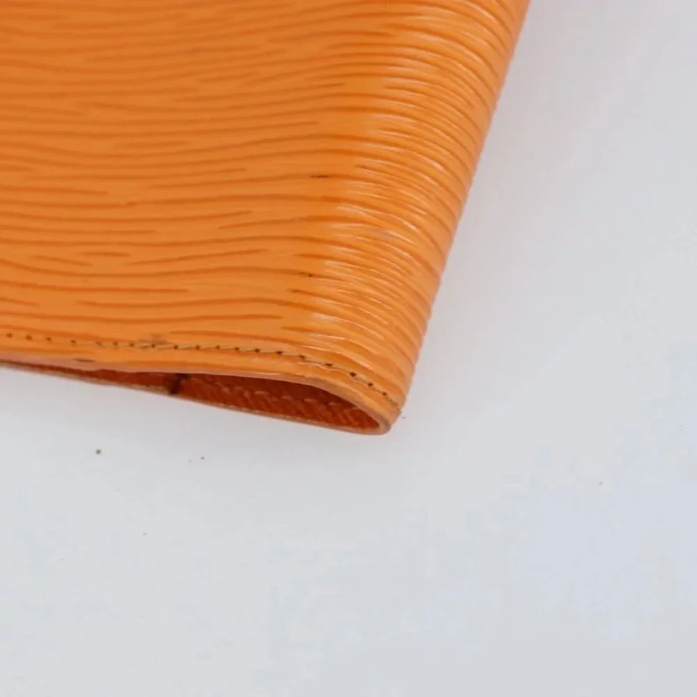 LOUIS VUITTON Epi Agenda PM Day Planner Cover Orange Mandarin R2005H Auth BA